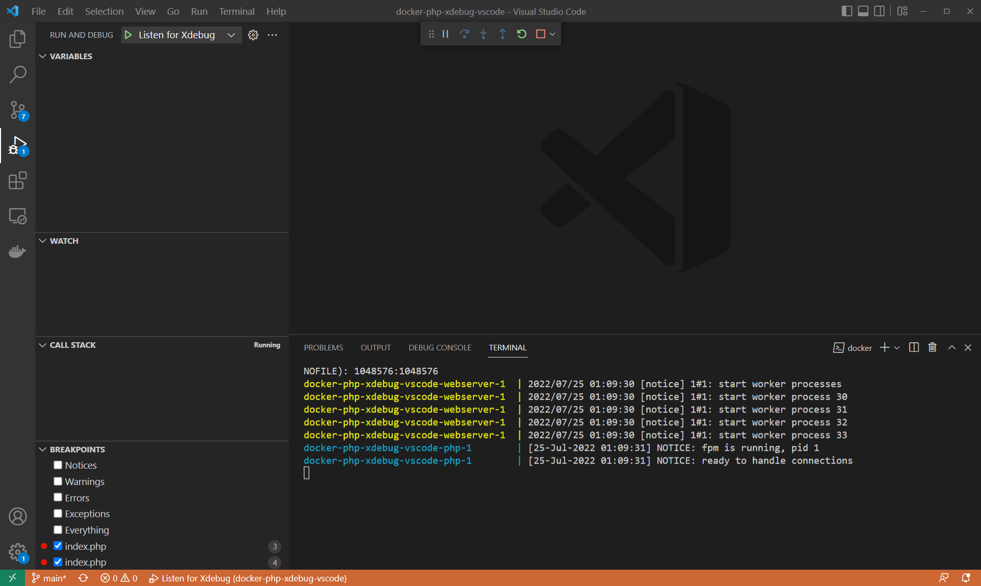 Debugging Php With Xdebug In Docker With Vscode Visual Studio Code